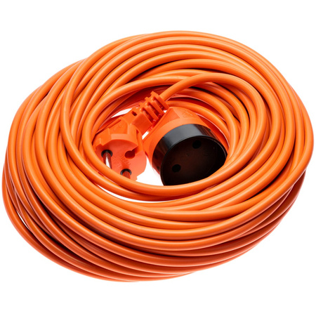 Przedłużacz Kabel Przewód Ogrodowy Warsztatowy Pojedynczy Uniwersalny 2x1mm 20m ELGOTECH