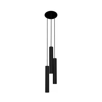 Lampa Sufitowa Wisząca 3x GU10 Czarna Nowoczesna EYE L 8917 Nowodvorski