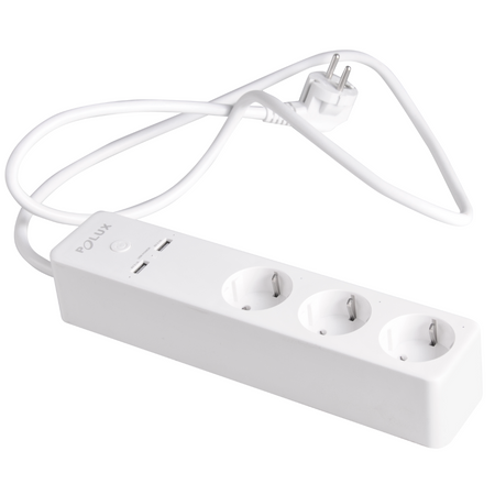 Listwa Zasilająca z włącznikiem 3x 230V 2x USB Tuya SMART