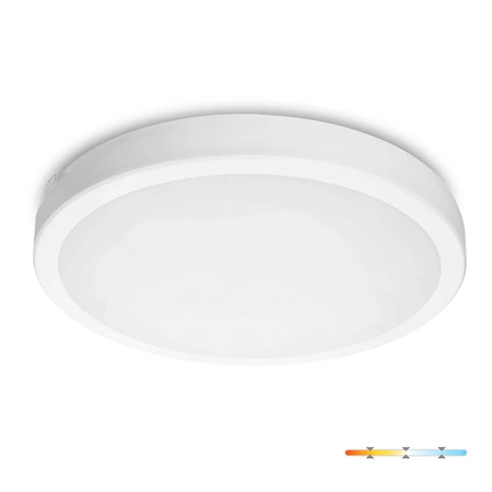 Plafon LED Łazienkowy Sufitowy Natynkowy 36W 3780lm 4000K 120° Biały IP65 Nairos Kobi
