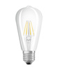 Żarówka LED Edison E27 ST64 5,8W = 60W 806lm 4000K Neutralna 300° CRI90 Filament Ściemnialna LEDVANCE Superior