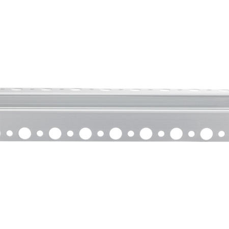 Profil Aluminiowy Podtynkowy Architektoniczny Narożny Typ Z do LED Wpuszczany do Płyt KARTON / GIPS 1m + Przeźroczysty Klosz