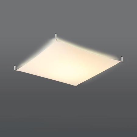 Lampa Sufitowa Oprawa Natynkowa 6x G13 Plafon Prostokątna Biała Minimalistyczna Luna Sollux