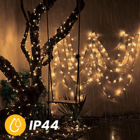 Girlanda Solarna Ogrodowa OZDOBNA Łańcuch Świetlny 21,9m 200x LED 3000K ciepła