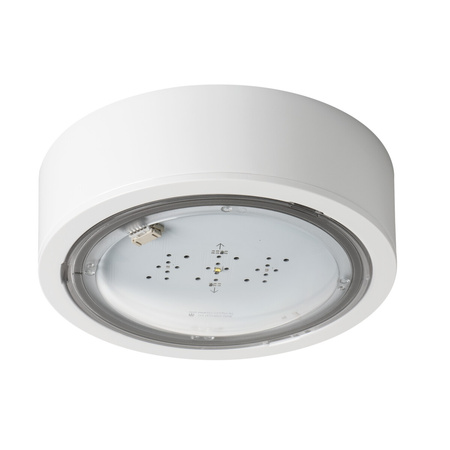 Lampa Znak Awaryjny LED 6.4W 270lm 5000K Zimny Natynkowa Biała IP65 ITECH Kanlux