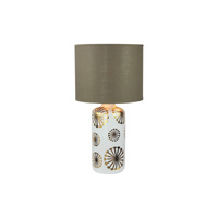 Lampa Stołowa Biurkowa Nocna E27 Złoty Nowoczesny Ginger 6030 Rabalux