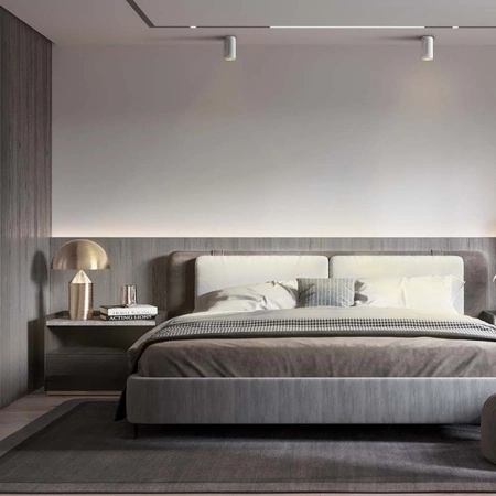 Oprawa Natynkowa HALOGENOWA SPOT Lampa Sufitowa 1x GU10 Biała TALEN Videx