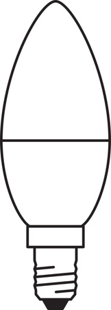 Żarówka LED B35 E14 Świeczka 6.8W = 60W 806lm 6500K Zimna 220° Osram