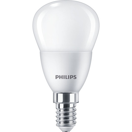 6x Żarówka LED E14 Kulka P45 4.9W = 40W 470lm 2700K Ciepła EC Multipack Philips