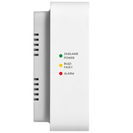 Czujnik Czadu Detektor Tlenku Węgla z Termometrem i Czujnikiem Wilgoci Bateryjny