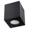Oprawa Natynkowa HALOGENOWA Ruchoma GU10 Kwadratowa Czarna 84mm