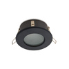 Oprawa Podtynkowa GU10 Halogenowa Wpuszczana Spot Oczko Czarna Okrągła Kobi