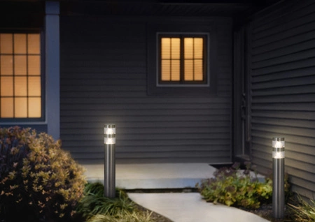 Lampa Ogrodowa Zewnętrzna Stojąca Słupek 4W 340lm 3000K IP44 Srebrny Endura Ledvance