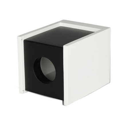 Oprawa Sufitowa Natynkowa Spot GU10 Kwadratowa Biała/Czarna VT-860 V-TAC - 5 Lat Gwarancji