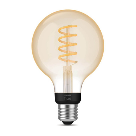 Żarówka LED Globe E27 G95 7W CCT PHILIPS HUE White & Ambiance Filament Bluetooth Zigbee