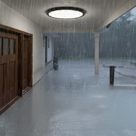 Plafon LED Lampa Sufitowa Ogrodowa 22W 2400lm CCT 140° IP54 Czarny Natynkowy Videx