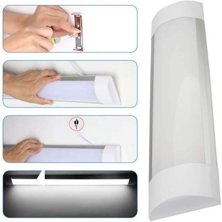 Lampa LED Oprawa Liniowa Listwa Garażowa 36W 4500K Neutralna 120cm