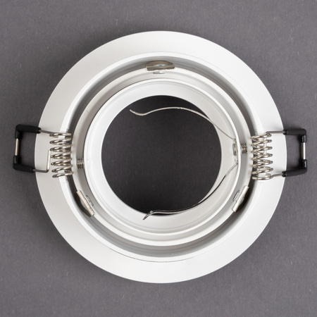 Oprawa HALOGENOWA Podtynkowa Ruchoma GU10 MR16 Okrągła Biała CASSIO LUMILED