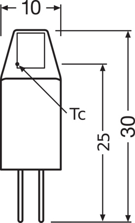 5x Żarówka LED Kapsułka G4 1W = 10W 100lm 2700K Ciepła 12V 320° BASE Osram