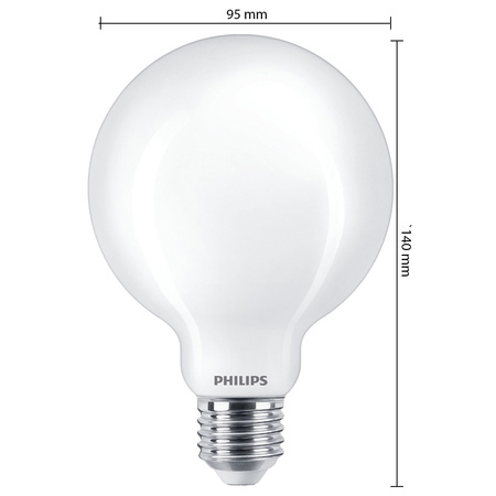 Żarówka LED G93 E27 7W = 60W 806lm 2700K Ciepła PHILIPS