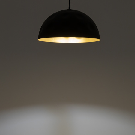 Lampa Sufitowa Wisząca E27 Czarna Nowoczesna HEMISPHERE HIT S 10702 Nowodvorski