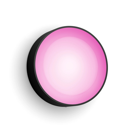 Kinkiet Ogrodowy LED Lampa Zewnętrzna Elewacyjna 15.2W 1060lm IP44 White and Color Ambiance RGB + TW Czarna Inteligentna SMART Zigbee Bluetooth Daylo Philips HUE