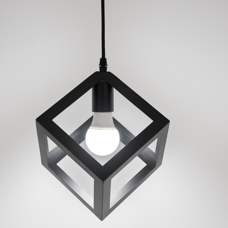 Lampa wisząca TALUS geometryczna kwadrat ZWIS do LED 1x E27 LUMILED
