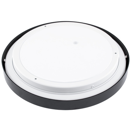 Plafon LED Lampa Sufitowa Natynkowa Łazienkowa 13W 4000K IP44 z Czujnikiem Ruchu ZOE LX Czarna 30cm