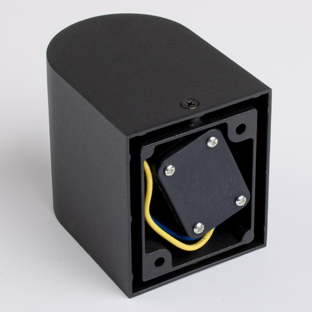 Kinkiet Ogrodowy Elewacyjny Lampa Zewnętrzna GU10 ALLIUM Czarna LUMILED