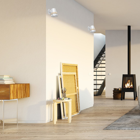 Lampa Ścienna Kinkiet VENEZIA Biała 1xE27 Milagro