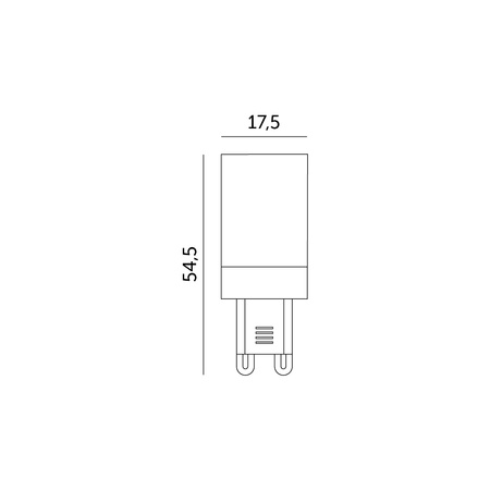 Żarówka LED G9 Kapsułka 4W 380lm 3000K Ciepła 330° Kobi