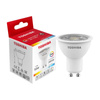 Żarówka LED Halogen GU10 4W = 50W 345lm 6500K Zimna Reflektor Punktowy TOSHIBA