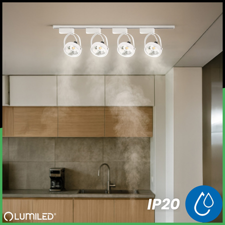 Reflektor Szynowy GU10 ES111 Biały VICTUS Lampa do Szynoprzewodów Jednofazowych Lumiled