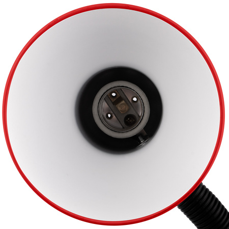 Lampka Biurkowa Stołowa Regulowana SARA Szkolna Nocna E27 Czerwona LUMILED