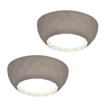 2x Lampka podszafkowa meblowa biała LED SMD 12lm 4000K GOLDLUX (Polux)