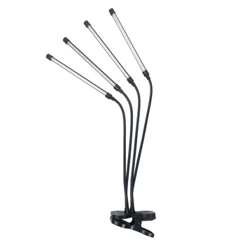 Lampka do Roślin LED Wspomagająca Wzrost 10W Klips Czarny Vitaro Kobi