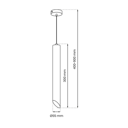 Lampa Wisząca Sufitowa CORTE 1xGU10 Milagro