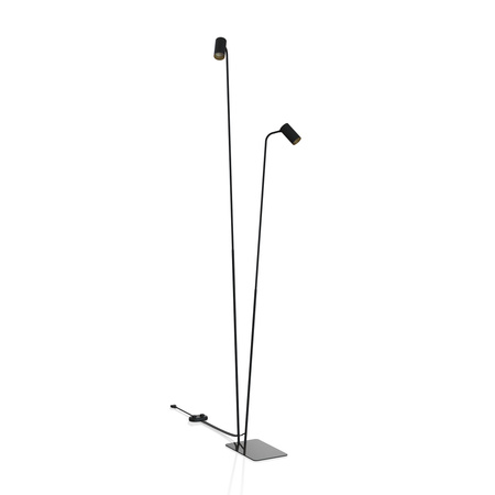 Lampa Podłogowa Stojąca 2x GU10 Czarna Nowoczesna 7718 MONO Nowodvorski