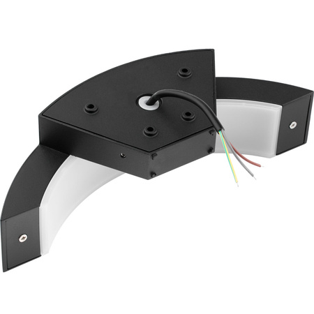 Lampa Ogrodowa Kinkiet Elewacyjny 12W 4000K ORION CZARNA IP54