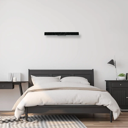 Lampa Ścienna Kinkiet PIERCE Czarna 24W LED Milagro