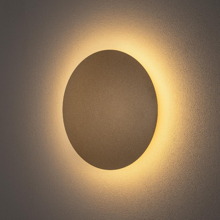 Kinkiet Ścienny Lampa Natynkowa LED 10W 130lm 3000K Ciepła Złota Nowoczesna RING LED M 10350 Nowodvorski