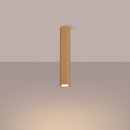 Lampa Sufitowa Reflektor Tuba Spot 1x GU10 Złota Karbon Deep Space SL.1552 Sollux