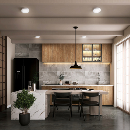 Plafon LED Sufitowy Natynkowy 18W 1800lm 4000K Neutralny 120° Biały IP40 IK03 Sigaro Kobi