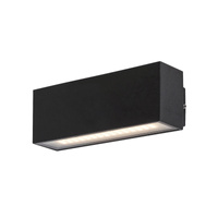 Lampa Ogrodowa Zewnętrzna Kinkiet Elewacyjny LED 10W 720lm 4000K IP54 Czarny Nowoczesny Mataro Rabalux