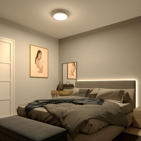 Lampa Sufitowa Plafon LED 10W 1850lm 2700K SceneSwitch Biała Fleta Ultra Efficient Philips