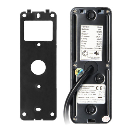 Domofon Dzwonek Zestaw Jednorodzinny Domofonowy Unifon Breloki SANDI Orno