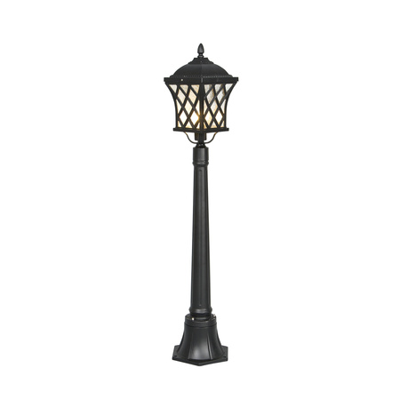 Lampa Ogrodowa Oprawa Zewnętrzna Stojąca Słupek E27 Czarna Wodoodporna IP23 TAY 5294 Nowodvorski