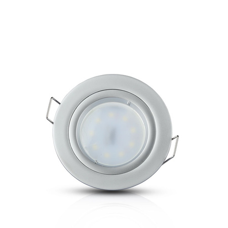 Oprawa Sufitowa Podtynkowa Oczko GU10 Okrągła Szara VT-774 V-TAC