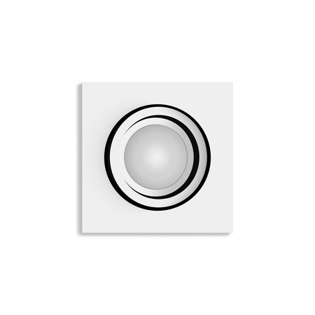 Oprawa Podtynkowa Wpuszczana LED 4.2W 400lm IP20 White and Color Ambiance RGB + TW Biała Inteligentna SMART Zigbee Bluetooth Centura Philips HUE