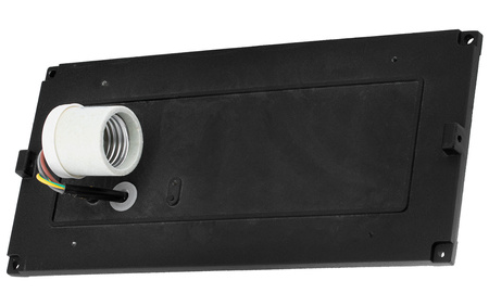 Lampa Ogrodowa Kinkiet Elewacyjny E27 DRACO Czarny